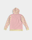  pale pink woman of color anime style graphic hoodie